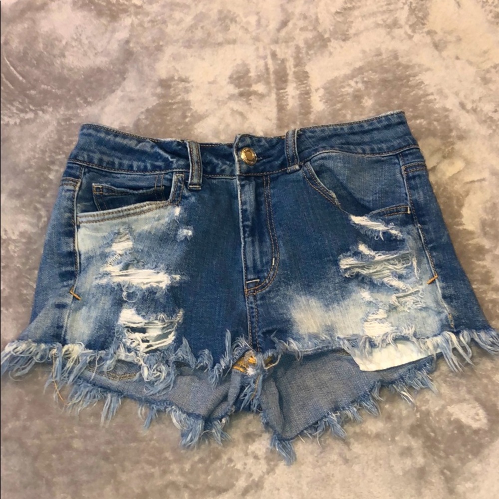 Acid Wash American Eagle Hi-Rise Shorts